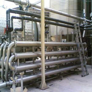 intercambiadores tubulares para mosto, uva y productos alimentarios